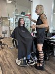 Styling hair